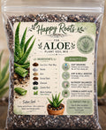 Happy Roots Aloe Vera Blend Potting Mix | Airy & Chunky Blend Soil 1.2 Quarts 5 Cups